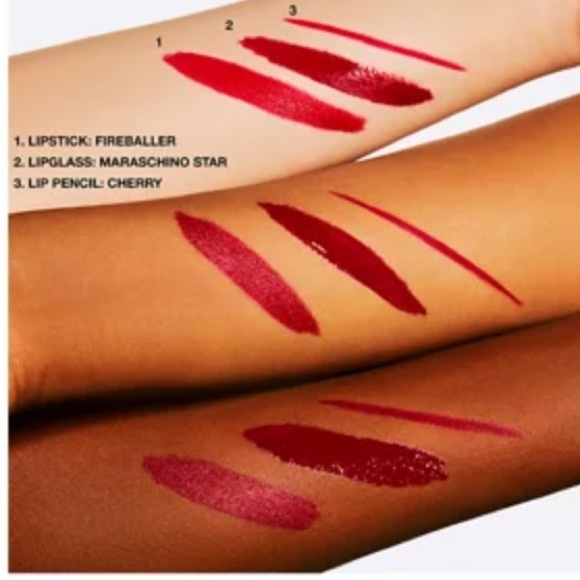 MAC Starlit Lip Bag: Red NWT - Picture 11 of 11